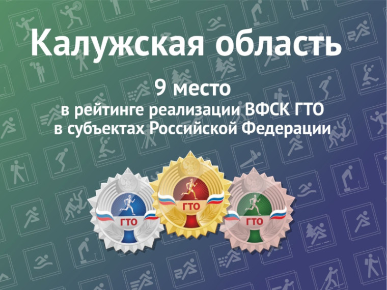 Калужская область в десятке лучших по реализации комплекса ГТО!. Калужская область в десятке лучших по реализации комплекса ГТО!.